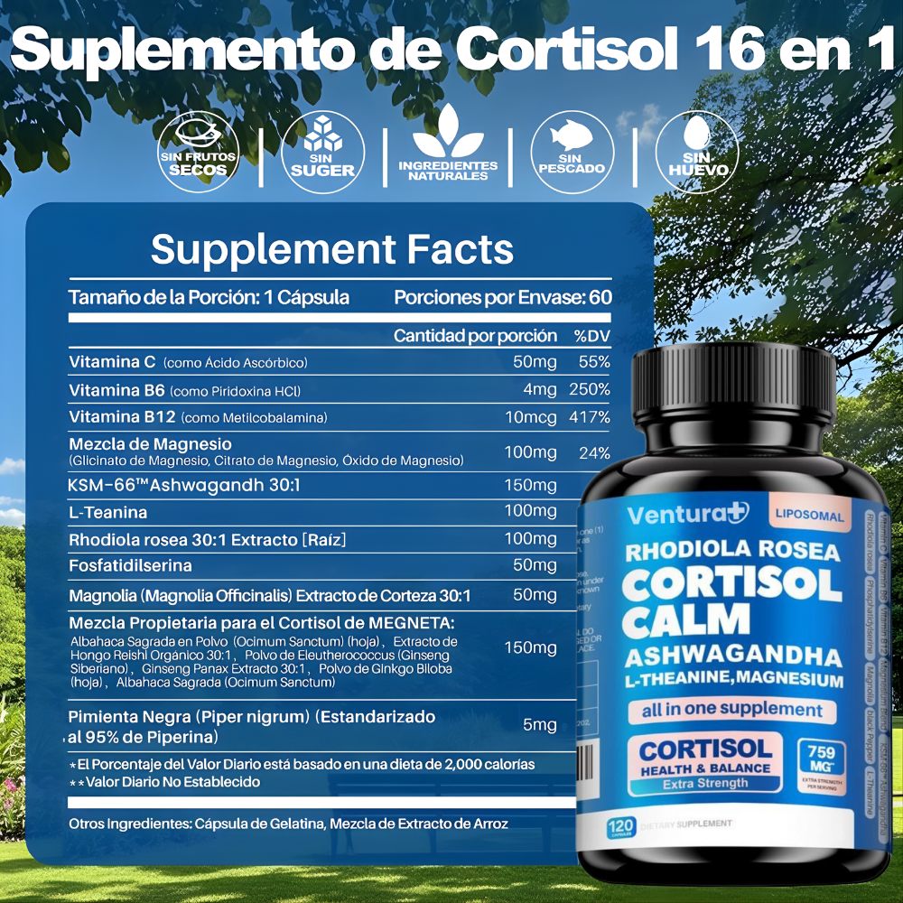 Suplemento De Cortisol Calm