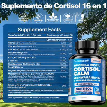 Suplemento De Cortisol Calm