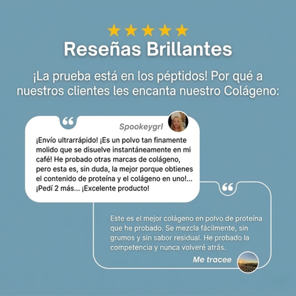 Suplemento de Colágeno Bio-Peptides en Polvo