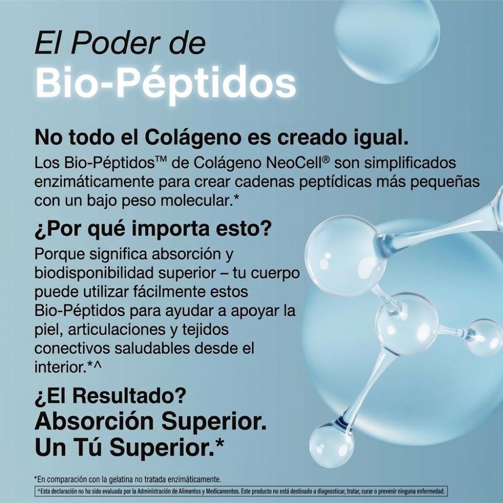 Suplemento de Colágeno Bio-Peptides en Polvo