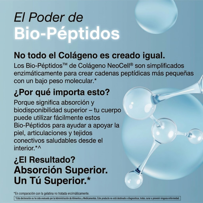 Suplemento de Colágeno Bio-Peptides en Polvo