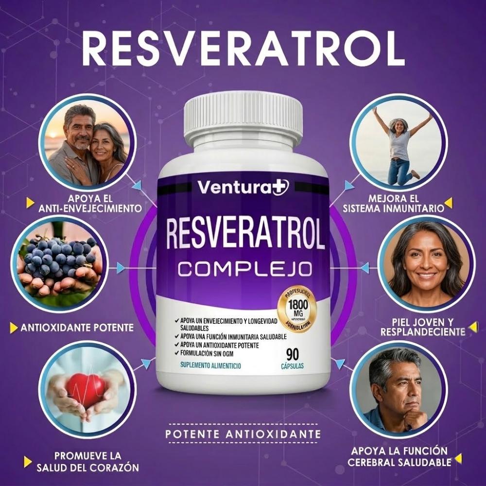 Suplemento De Resveratrol Complex