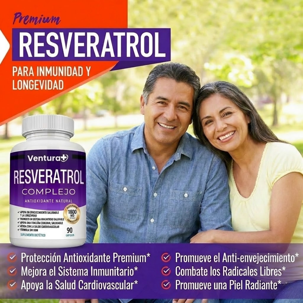 Suplemento De Resveratrol Complex