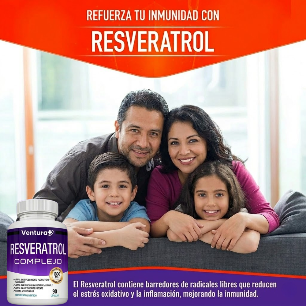 Suplemento De Resveratrol Complex